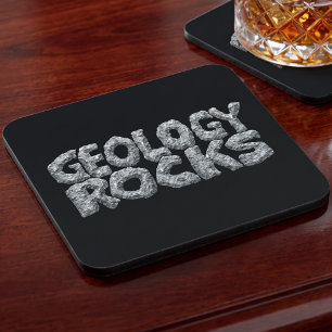 Dessous-de-verre Géologie Rocks - Blague drôle de science de la Ter