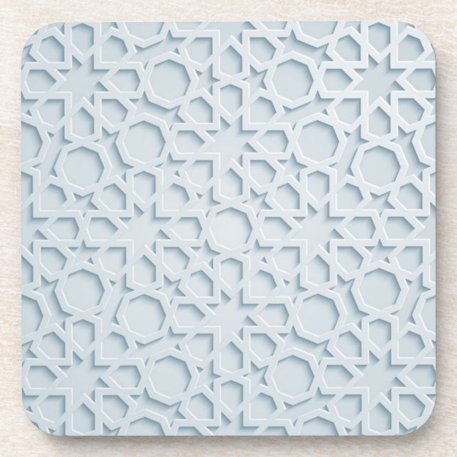 dessous de verre géométriques marocains islamiques (Devant)