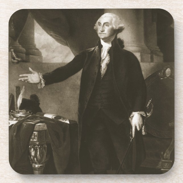 Dessous-de-verre George Washington, ęr président du Sta uni (Devant)
