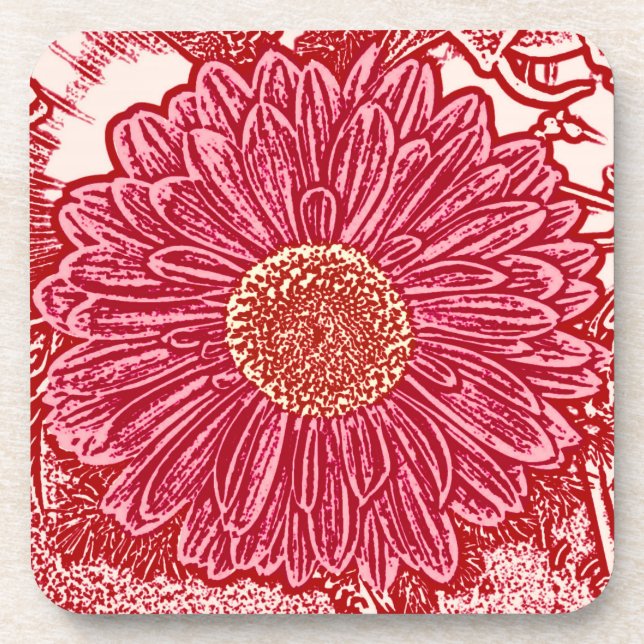 Dessous-de-verre Gerbera Daisy (Devant)