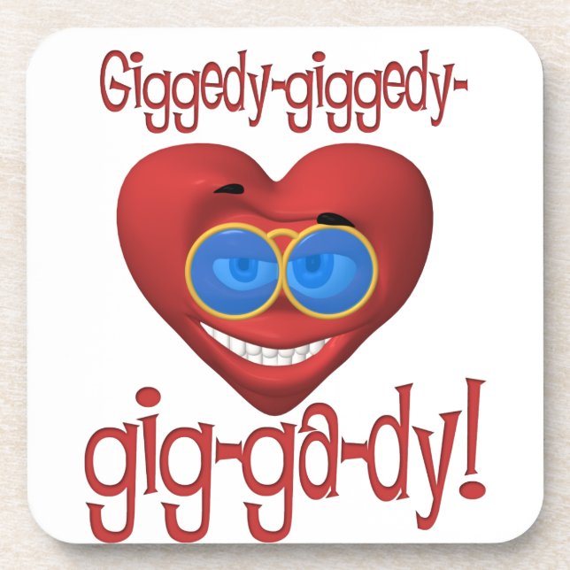 Dessous-de-verre Giggedy Funny Valentine (Devant)