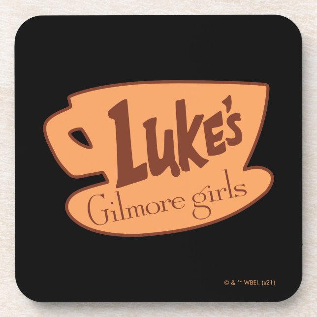 Dessous-de-verre Gilmore Girls | Logo Luke's Diner (Devant)