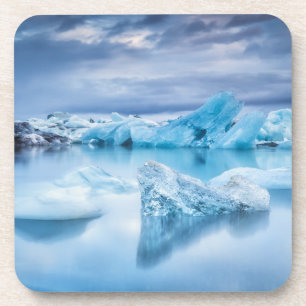 Dessous-de-verre Glace et neige Lagune Jokulsarlon, Islande