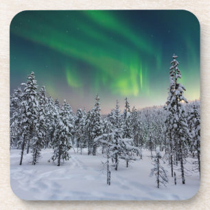 Dessous-de-verre Glace et neige   Paysage d'hiver, Finlande
