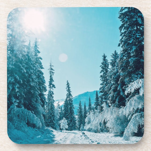 Dessous-de-verre Glace et neige | Réserve naturelle de l'Altaï, Rus (Devant)