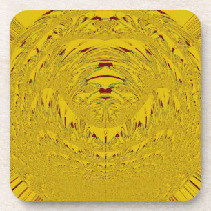 Dessous-de-verre Golden Lion Head Art