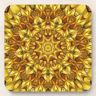 Dessous-de-verre Golden Mandala Antique Abstract Design-63495