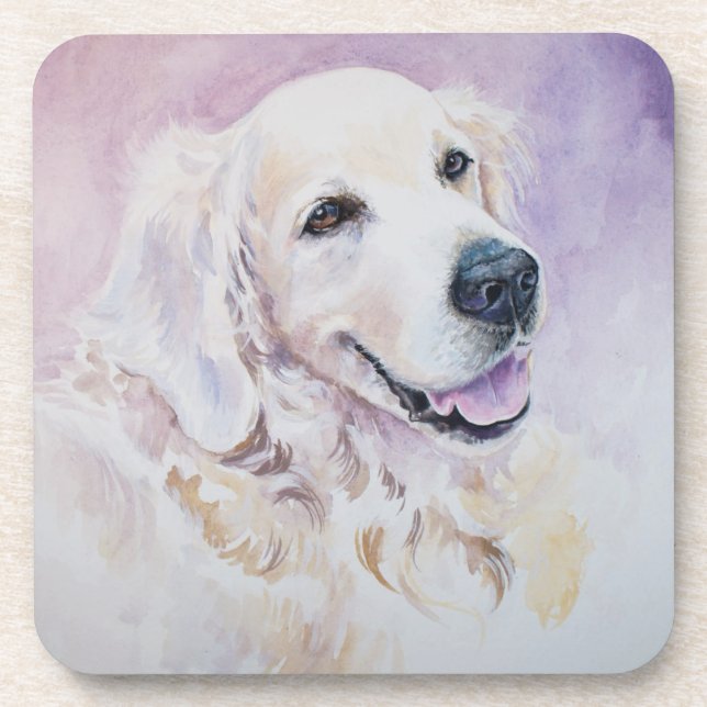 Dessous-de-verre Golden retriever (Devant)