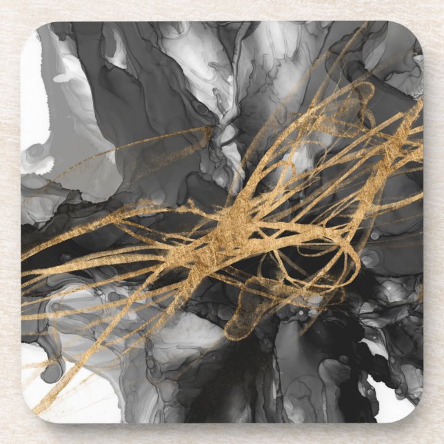 Dessous-de-verre Golden Vortex I (Devant)