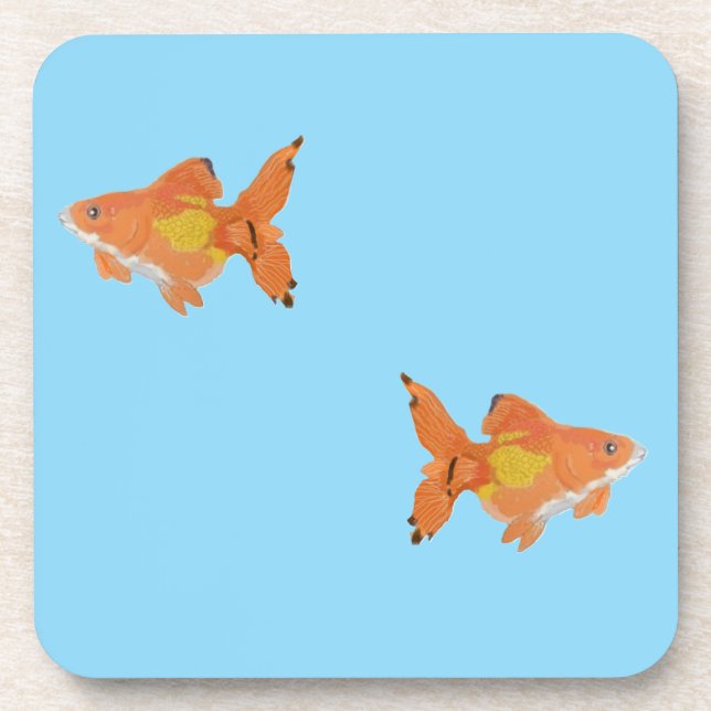 Dessous-de-verre goldfishes (Devant)