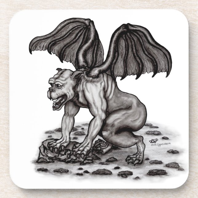 Dessous-de-verre Golem Gargoyle (Devant)
