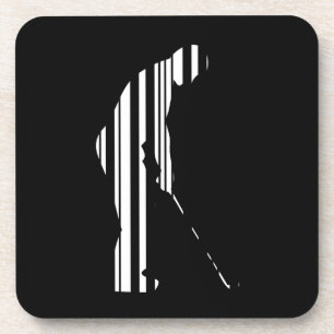 Dessous-de-verre GOLFEUR CODE À BARRES Golf Golfing Sports Motif De