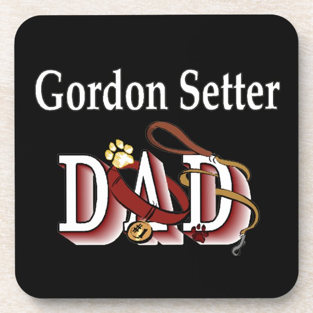 Dessous-de-verre Gordon Setter Papa (Devant)