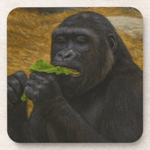 Dessous-de-verre Gorilla Grace - Portrait réaliste de la faune