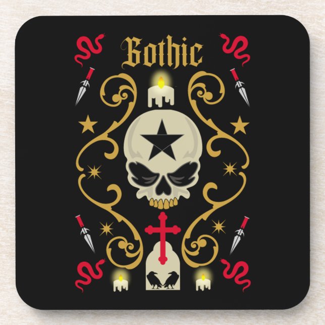 Dessous-de-verre Goth Day Et Art Gothique (Devant)