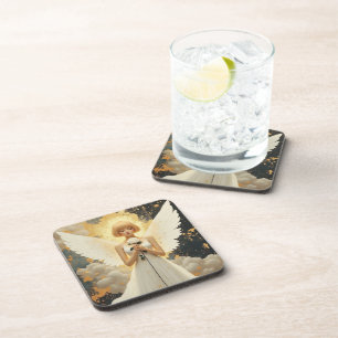 Dessous-de-verre Grâce Céleste Joli Ange et Rose