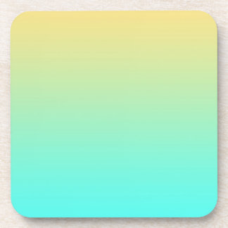 Dessous-de-verre Gradient de Pastel Turquoise