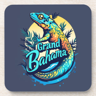 Dessous-de-verre Grand Bahama Gecko des Caraïbes