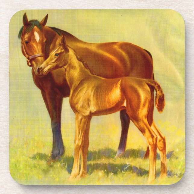 Dessous-de-verre grand cheval petite impression (Devant)
