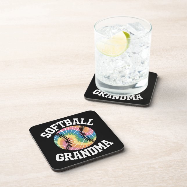 Dessous-de-verre Grand-mère de softball (Côté Droit)