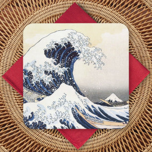 Dessous-de-verre Grande vague au large de Kanagawa Hokusai