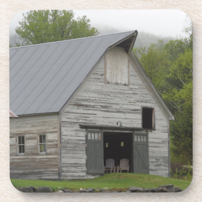 Dessous-de-verre Grange rustique Vermont (Devant)