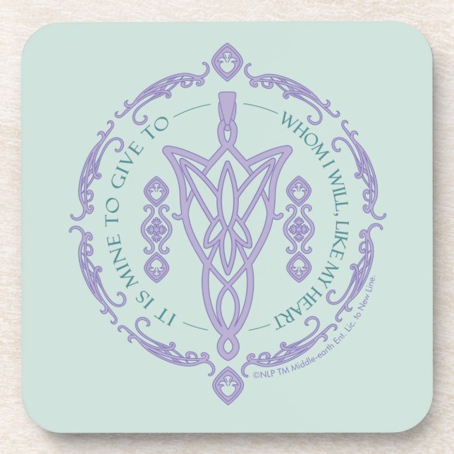 Dessous-de-verre Graphique de citation ARWEN™ Evenstar (Devant)