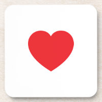 Graphique de cœur d'amour rouge blanc moderne simp