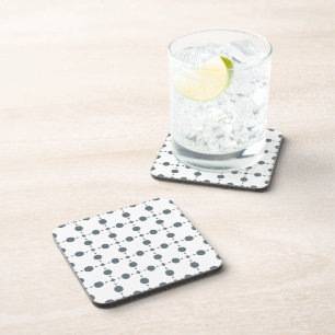 Dessous-de-verre Gray Polka Dots, Polka Dot Pattern, Dots