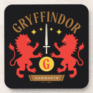 Dessous-de-verre GRAYFFINDOR™ Maison double Lion épée graphique