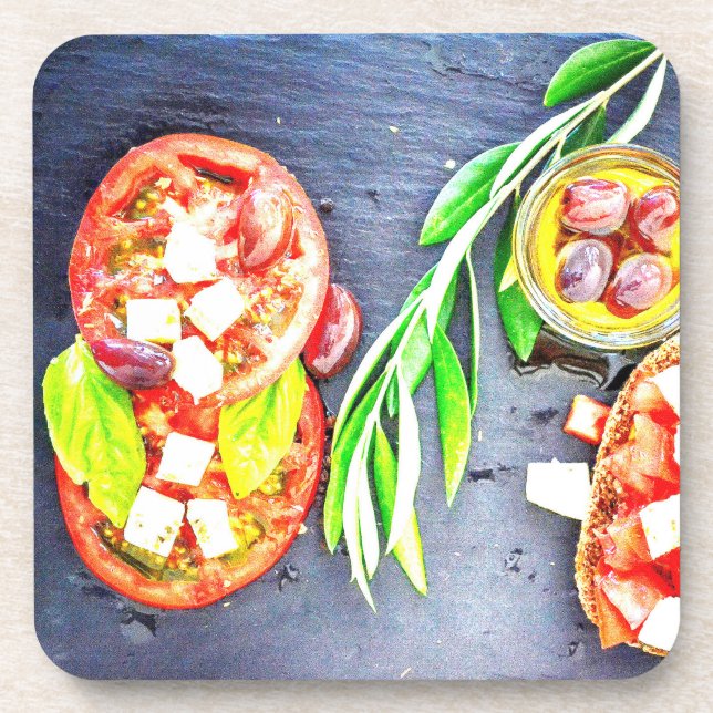 Dessous-de-verre "Grec & Méditerranéen" Belle Photo. Commandez dès  (Devant)