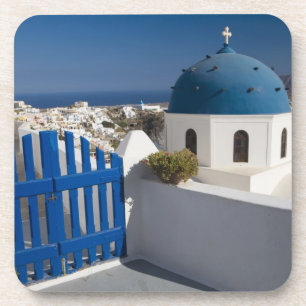 Dessous-de-verre Grèce et île grecque de Santorin depuis