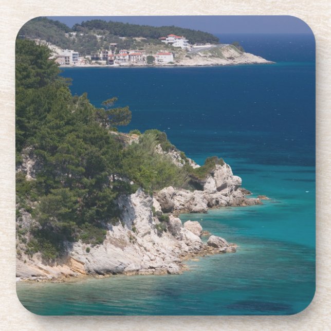 Dessous-de-verre GRÈCE, îles de la mer Égée nord-orientale, SAMOS,  (Devant)