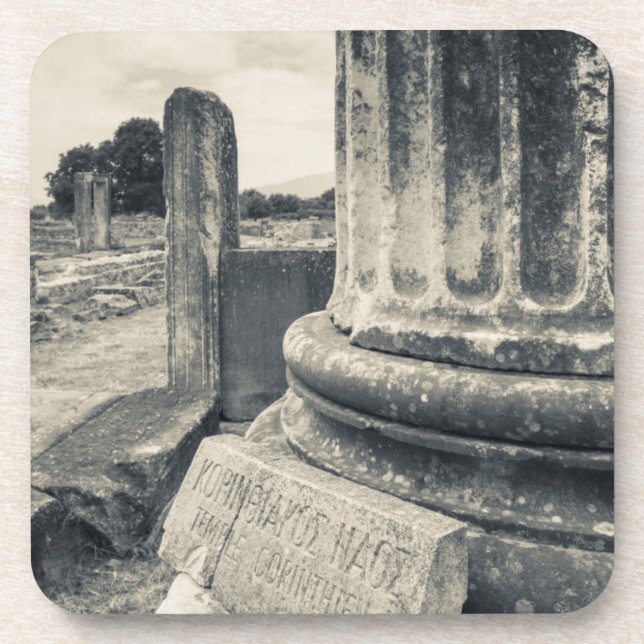 Dessous-de-verre Grèce, ruines d'une ville antique (Devant)