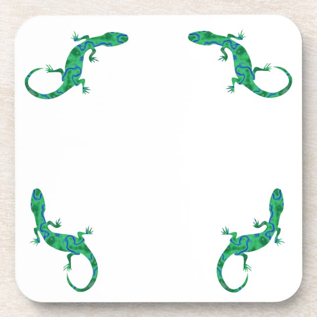 Dessous-de-verre Green Gecko (Devant)