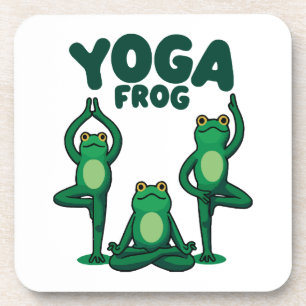 Dessous-de-verre Grenouilles de yoga