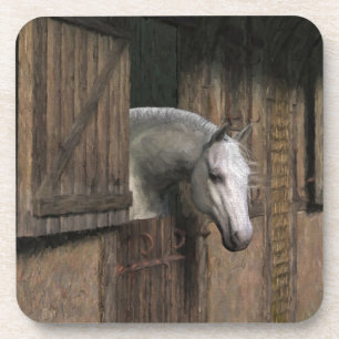 Dessous-de-verre Grey Horse