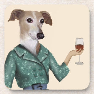 Dessous-de-verre Greyhound Wine Snob