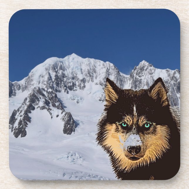 Dessous-de-verre Grille-pain sibérienne Husky (Devant)