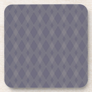 Dessous-de-verre Gris, cool, tendance, simple, moderne zig zag moti