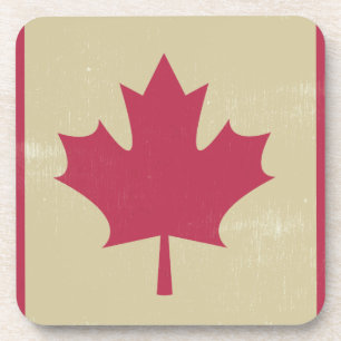 Dessous-de-verre gronder le drapeau canadien