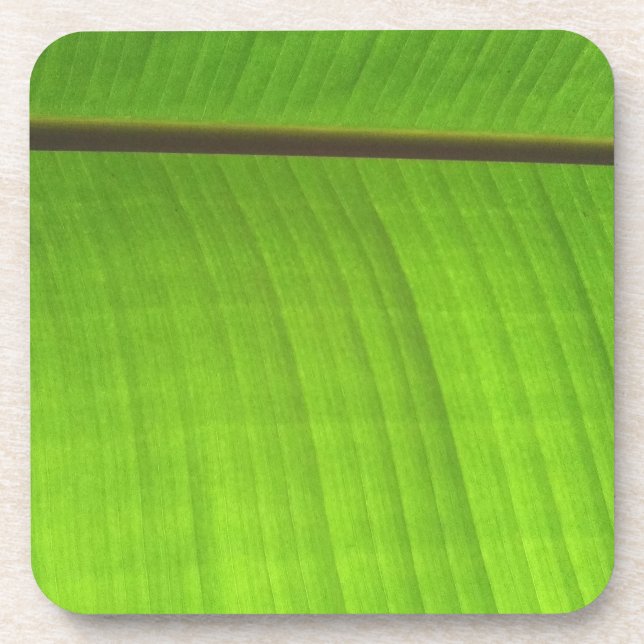 Dessous-de-verre Gros plan de la feuille de banane (Devant)