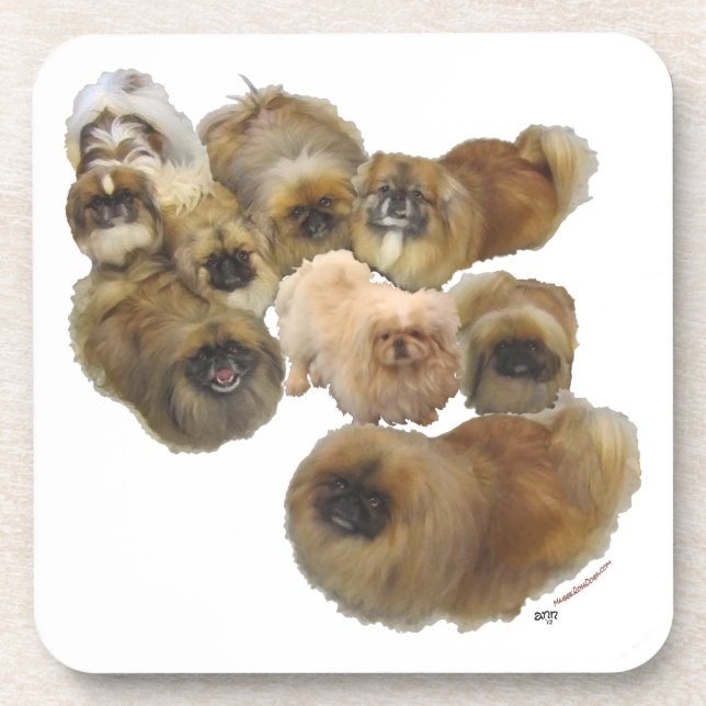 Dessous-de-verre Groupe Pekingese (Devant)