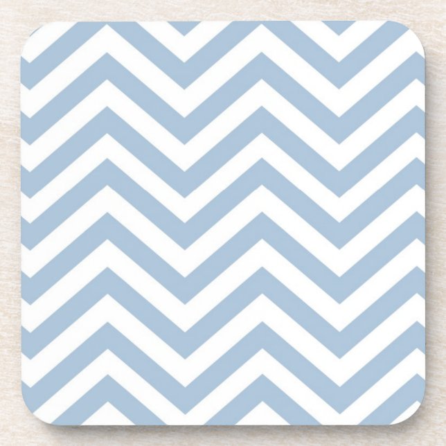 Dessous-de-verre Grunge bleu-clair Chevron texturisé (Devant)