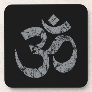 Dessous-de-verre Grunge OM Symbole Spiritualité Yoga