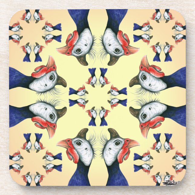 Dessous-de-verre Guineas Partout ! (Devant)