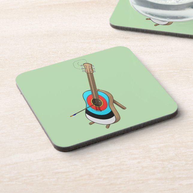 Dessous-de-verre Guitarget - (Côté gauche)