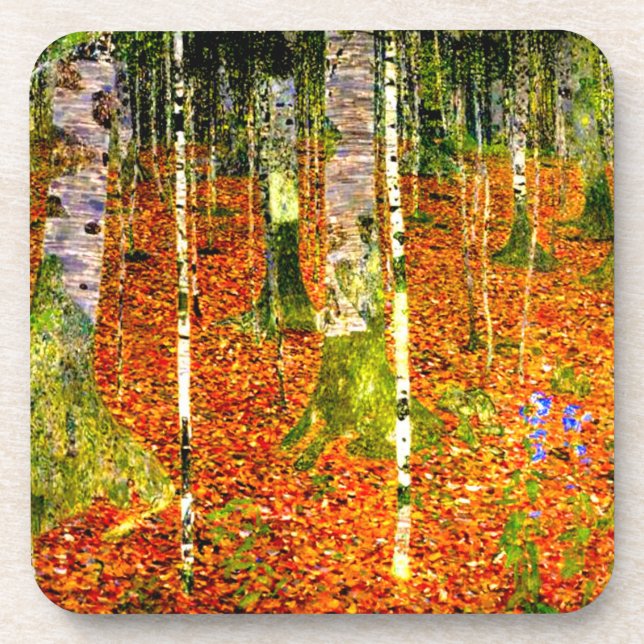 Dessous-de-verre Gustav Klimt Birch Trees (Devant)