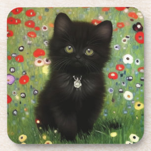 Dessous-de-verre Gustav Klimt Kitten