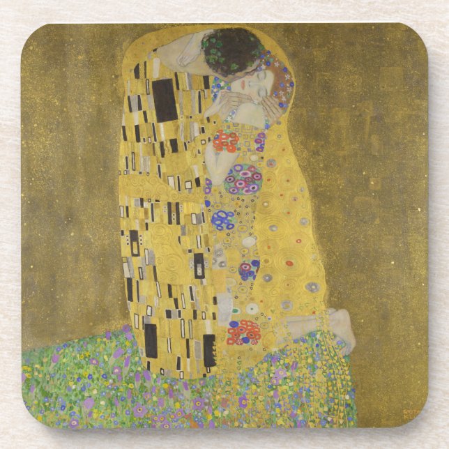 Dessous-de-verre Gustav Klimt "Le Baiser" (Devant)